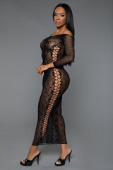 BeWicked Late Last Night Night Dress Black