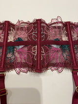Victoria's Secret Garter Belt Lingerie Very Sexy Floral Extra Small XS Small S