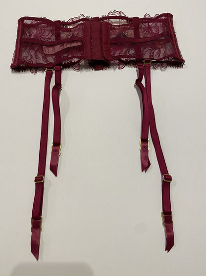 Victoria's Secret Garter Belt Lingerie Very Sexy Floral Extra Small XS Small S