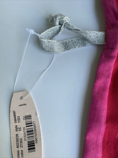 Victoria’s Secret Lingerie Bag Pink Red Stripe Canvas 🩷 VS Vintage