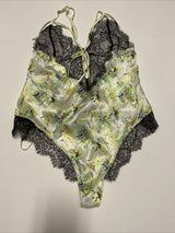 Victoria Secret Designer Collection Teddy Silk Satin Lace Small