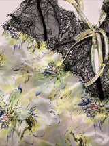 Victoria Secret Designer Collection Teddy Silk Satin Lace Small