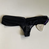 Nightlift Nylon Soft Thong Panty Black XL