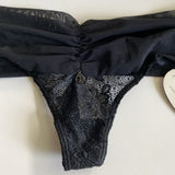 Nightlift Nylon Soft Thong Panty Black XL