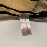 Bikini Briefs Sheer Back Floral Front Size Medium