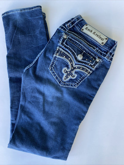 Vintage 2014 Rock Revival Gemini Women’s Skinny Jeans Size 30