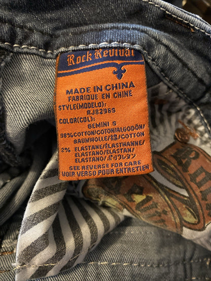 Vintage 2014 Rock Revival Gemini Women’s Skinny Jeans Size 30