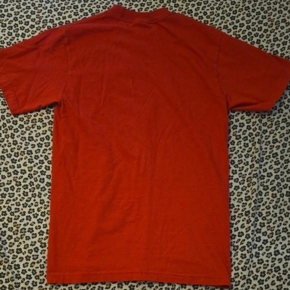 Heavyweight Shakawear Red Short Sleeve Tee Skater Heavyweight T-Shirt Medium
