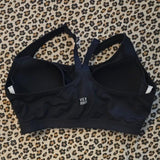 Victoria's Secret VSX Black Zip-Front Sports Bra - Size 36C