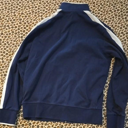 Polo Ralph Lauren Navy Blue Track Bomber Jacket - Small