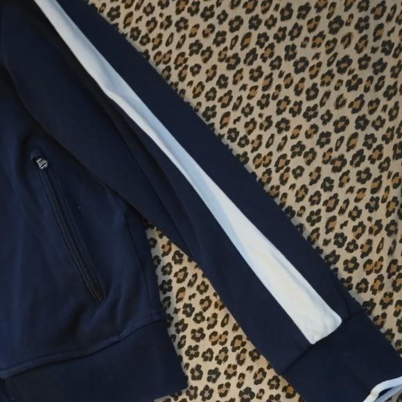 Polo Ralph Lauren Navy Blue Track Bomber Jacket - Small