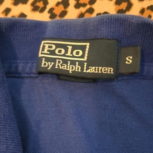 Vintage Polo Ralph Lauren Men's Vibrant Blue Polo Shirt - Small