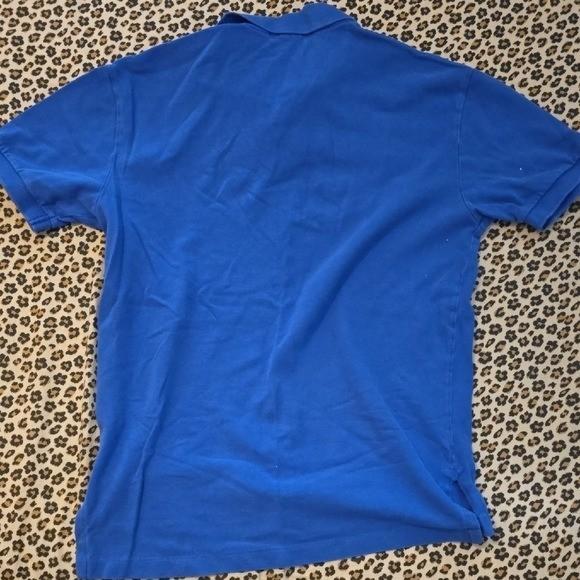 Vintage Polo Ralph Lauren Men's Vibrant Blue Polo Shirt - Small