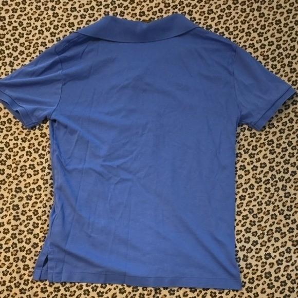 Polo Ralph Lauren Men's Custom Slim Fit Collared Polo Shirt Blue Small