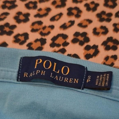 Polo Ralph Lauren Collared Polo Shirt Turquoise Blue Small