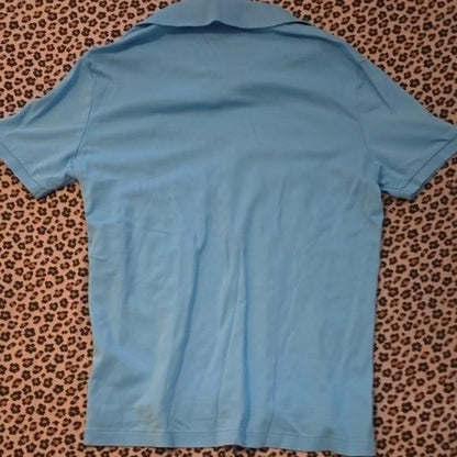 Polo Ralph Lauren Collared Polo Shirt Turquoise Blue Small