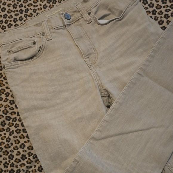 Goodfellow & Co Men's Beige Slim Straight Leg Jeans - Size 30