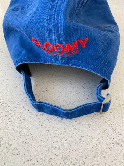Gloomy Bear Rainbow Clouds Blue Cap Hat