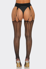 BeWicked Cheeky Chevron Tights