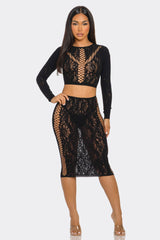 BeWicked Lace Daze Bodystocking Set