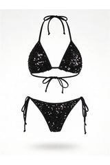Axami 12111 Luxury Shimmer Sequins Triangle Bikini Top