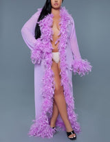 BeWicked Glamour Robe Lavender