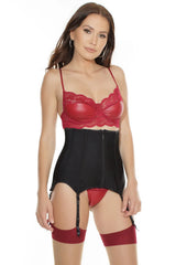 Coquette Queen Timeless Elegance Waist Cincher Black