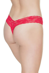 Coquette Queen Wink & Whisper Thong Red