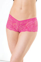 Coquette Real Gem Booty Shorts Dark Pink