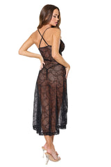 Coquette Sonata Lace Dress Black