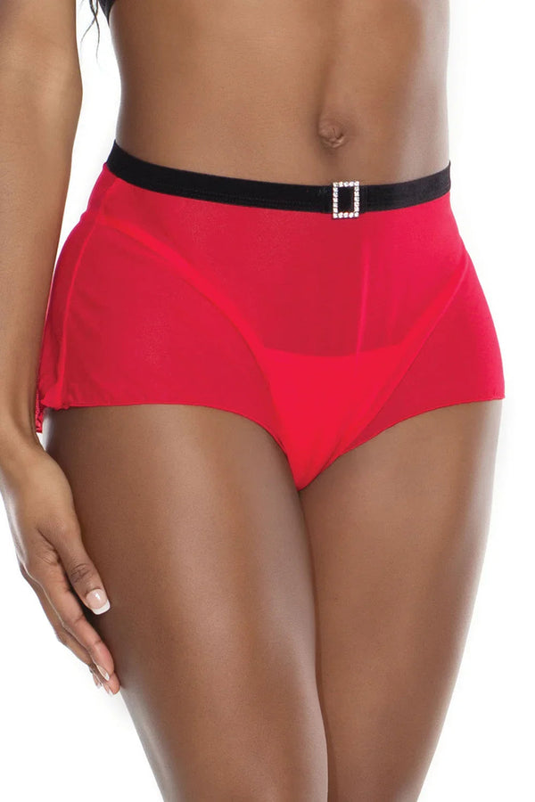 Coquette Mesh Magic Panty Red
