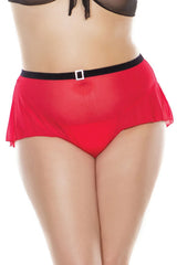 Coquette Mesh Magic Panty Red