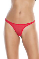 Coquette Queen Take A Bow Thong Red