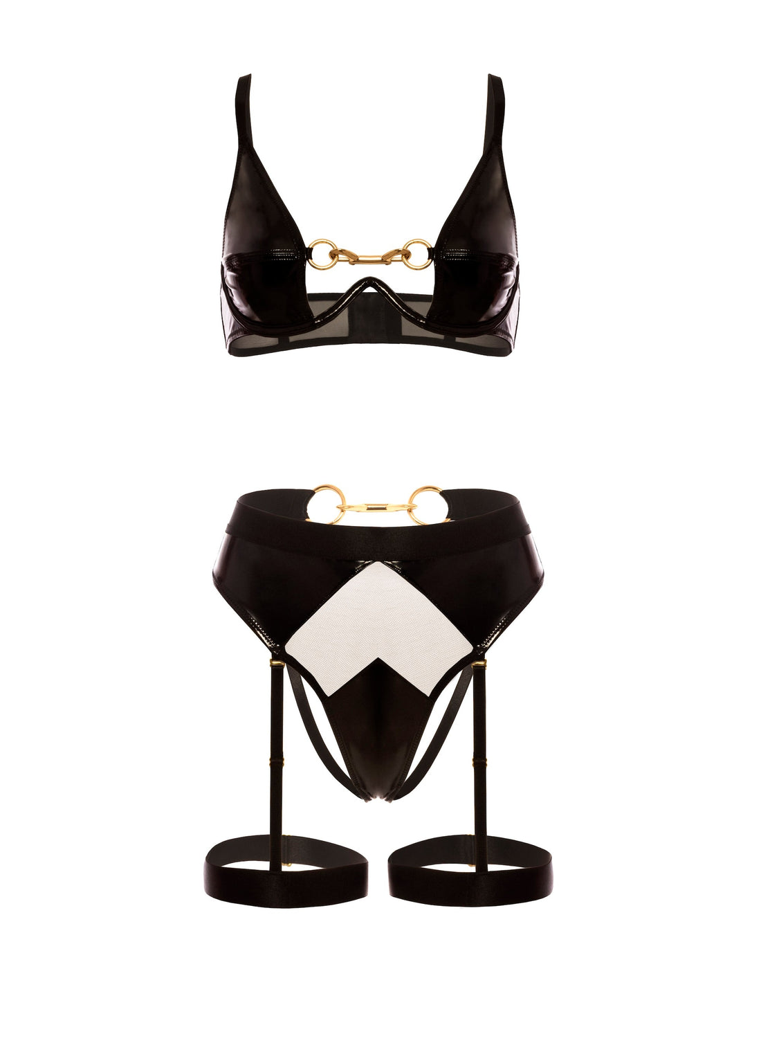 Oh la la Cheri Fatale Plunge Bra Set