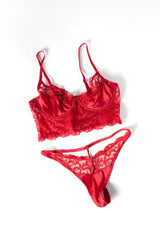 Oh la la Cheri Ivanna Bra Set Red