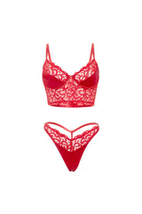 Oh la la Cheri Ivanna Bra Set Red