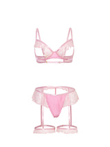 Oh la la Cheri Selma Open Cups Ruffled Bra Set