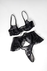 Oh la la Cheri Celeste 3pc Set Black