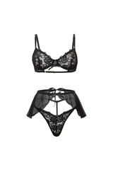Oh la la Cheri Celeste 3pc Set Black