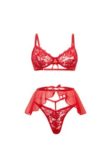 Oh la la Cheri Celeste 3pc Set Red