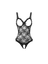 Amber Open Cup Lace Teddy