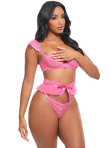 Oh la la Cheri Myra Lace Demi Bra Set