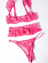Oh la la Cheri Myra Lace Demi Bra Set