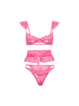 Oh la la Cheri Myra Lace Demi Bra Set