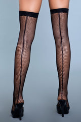 Be Wicked Great Catch Thigh Highs Black