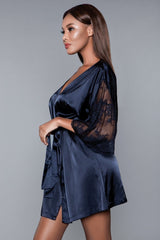 BeWicked Grace Robe Black