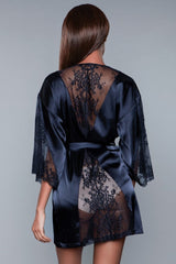 BeWicked Grace Robe Black