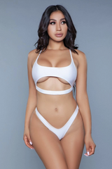 BeWicked Gianna 2 Piece Swimsuit White