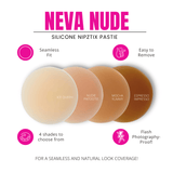 Neva Nude Nudie Patootie Skin Invisible Reusable Silicone Pasties - Nude