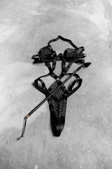 Oh la la Cheri Seduction Unlined Underwire Fishnet Teddy with Wide Elastic Strap Details Black